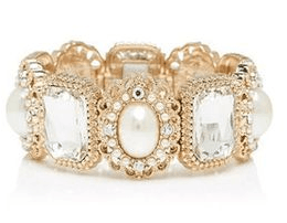 pearl stretch bracelet