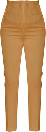 Amazon.com: Womens Casual Comfy Slim Fit Business Pants Dressy Fashion Solid Color Straight Trouser Leisure High Waist Office Work Pants : Sports & Outdoors