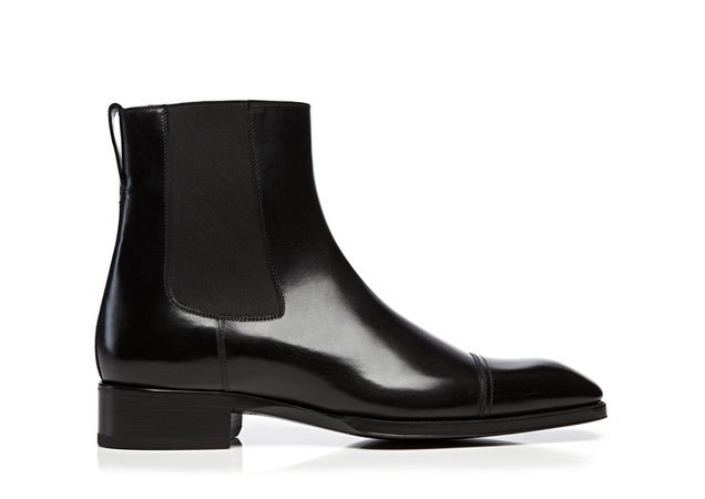 Tom Ford, Gianni Leather cap toe Chelsea boots