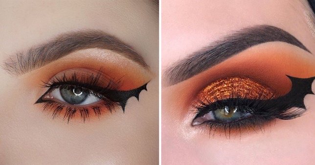 Bat Halloween eyeshadow