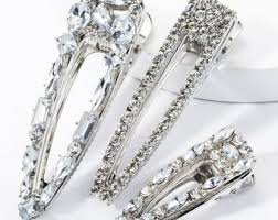 diamond hair clips - Google Search