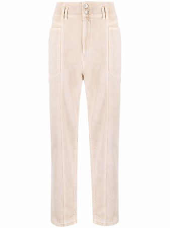Shop Isabel Marant Étoile high-rise straight-leg jeans with Express Delivery - FARFETCH