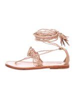 Ulla Johnson Javi Lace-Up Sandals w/ Tags - Shoes - WUL28487 | The RealReal