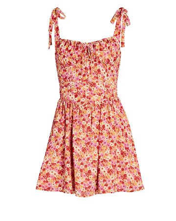 For Love & Lemons Felicia Floral Mini Dress | INTERMIX®