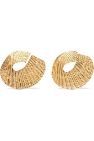 1064 Studio | Gold-plated earrings | NET-A-PORTER.COM