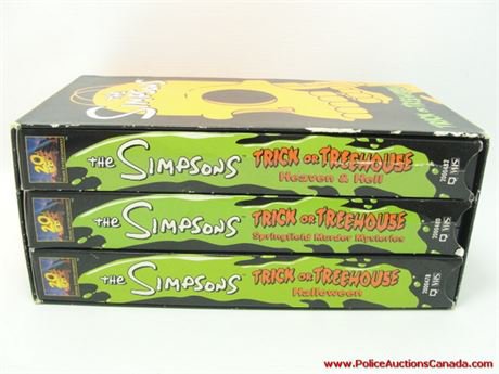 Police Auctions Canada - 11 Assorted VHS Movies: The Simpsons/Drumline/Toy Story 2 (153410B)