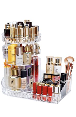 Acrylic Makeup Organizer, Cosmetic Storage and Vanity Perfume Organizer