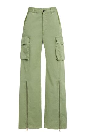 Cotton Wide-Leg Cargo Pants By Stella Mccartney | Moda Operandi