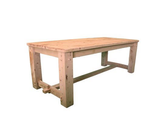 TUSCAN OUTDOOR TABLE - Medium Wooden Outdoor Table
