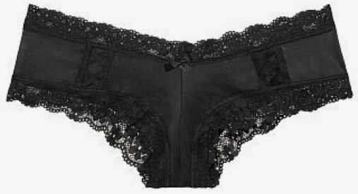 victorias secret black lace up panties panty victoria’s victoria lace-up trim underwear