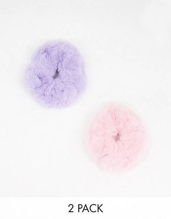 asos design fur pastel goth light pink light purple | ASOS