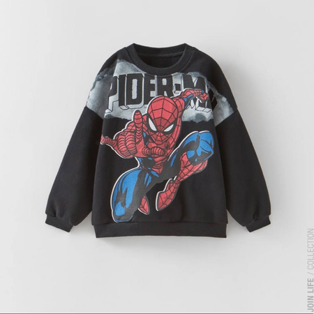 Zara Spider-Man sweatshirt