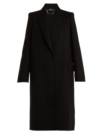 Alexander McQueen Single Breasted Wool/Cashmere Blend Coat