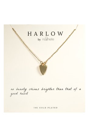 HARLOW by Nashelle Heart Boxed Necklace | Nordstrom