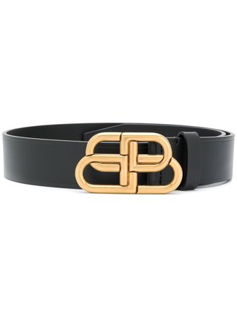 Balenciaga BB logo belt black 5703701CH04 - Farfetch