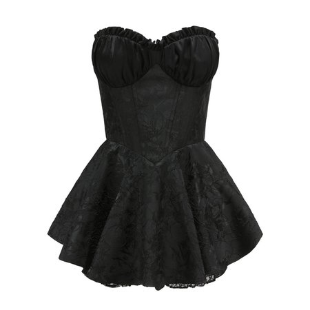 Airina Mini-Dress in Black | Nana Jacqueline Designer Wear