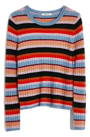 Madewell Colette Sweater in Multi-Stripe | Nordstrom