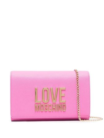 pink moschino crossbody bag