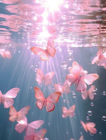 you butterflies in the water