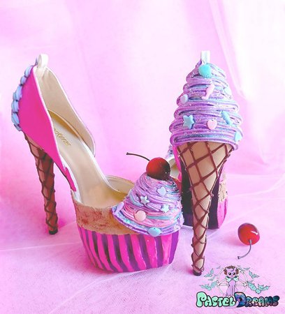 Icecream Cupcake Heels (Pastel Dreams)
