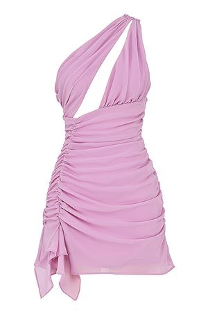 'Go Around' Pink Cutout Mini Dress - Mistress Rock