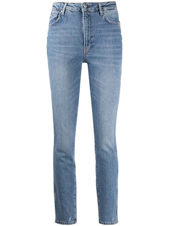 ANINE BING Mid Rise slim-fit Jeans - Farfetch