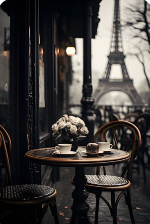 Paris cafe bistro photography