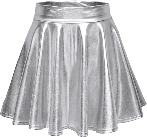 Metallic Grey Skirt