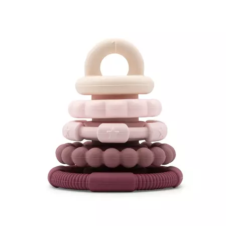 Rainbow Stacker | Multipurpose Teether Toy | Jellystone Designs