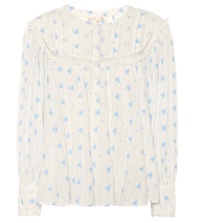 LOVESHACKFANCY Exclusive to Mytheresa – Dionne floral cotton blouse