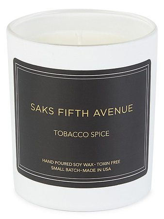 Saks Fifth Avenue Tobacco Spice Scented Candle on SALE | Saks OFF 5TH