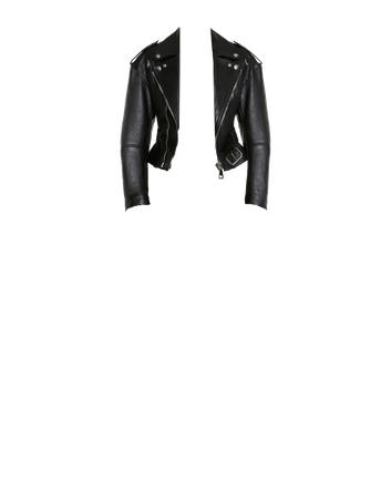 Alexander McQueen | Leather Biker Jacket in Black Opened (Dei5 edit)