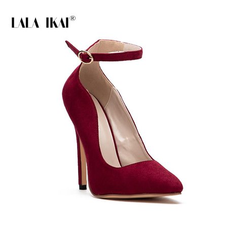 LALA IKAI High Heels Sandals For Women Pointed Toe Buckle - Google Search