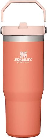 Amazon.com: Stanley IceFlow Stainless Steel Tumbler with Straw - Vacuum Insulated Water Bottle for Home, Office or Car - Reusable Cup with Straw Leakproof Flip - Cold for 12 Hrs or Iced for 2 Days (Rose Quartz) : Home & Kitchen