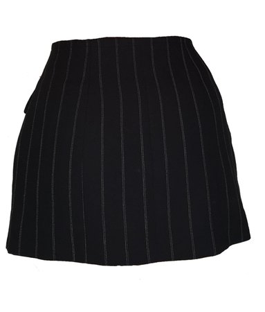 pinstripe skirt