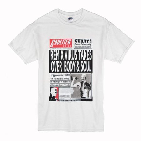 Jean Paul Remix Graphic T-Shirt – Vyhľadávanie Google