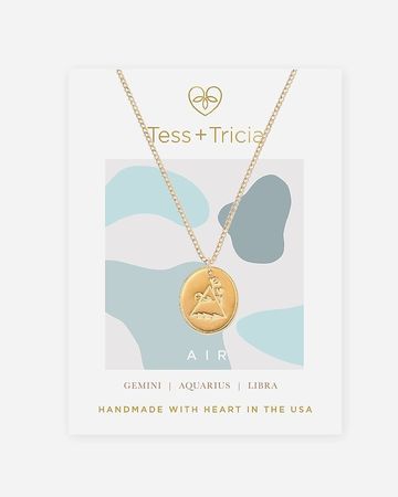 Tess + Tricia Elements Necklace - Air: Gemini, Aquarius, Libra