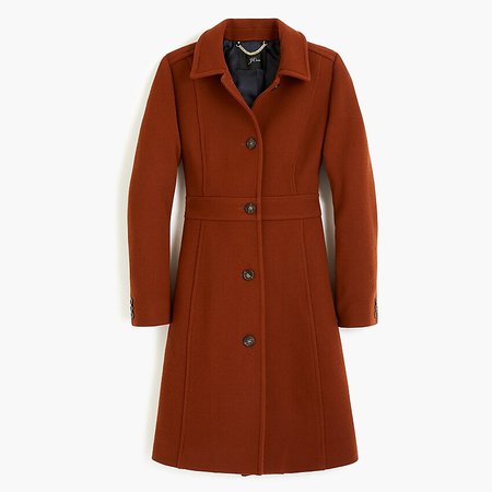 J.Crew: Classic Lady Day Coat In Italian Double-cloth Wool With Thinsulate®