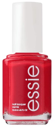 essie red nail polish