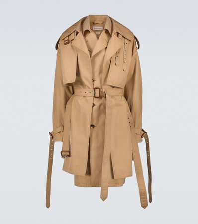 Alexander McQueen, Cotton gabardine trench coat