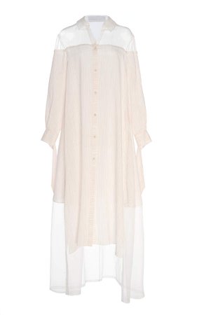 Noon by Noor Guildford Cotton-Blend Off-The-Shoulder Dress