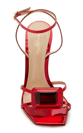 Jaipur Embellished Leather Sandals By Gianvito Rossi | Moda Operandi