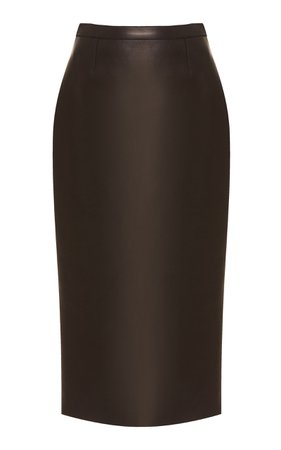 Ononi Leather Pencil Skirt by Rochas | Moda Operandi