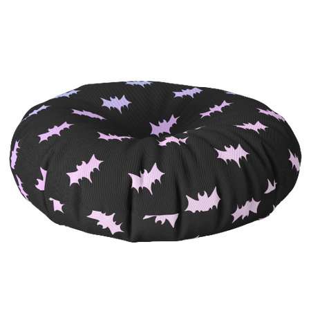 Bat Pastel Goth Dog Bed