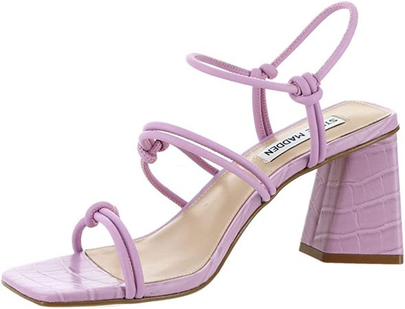 Amazon.com | Steve Madden Women's Brigitte Heeled Sandal | Heeled Sandals