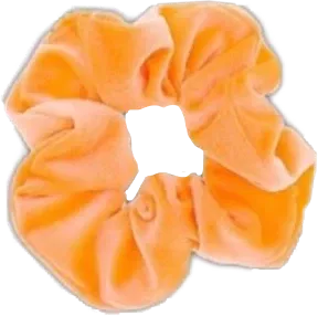 orange scrunchie freetoedit - Sticker by abijsims