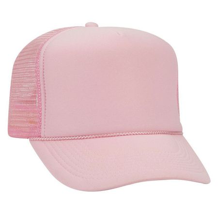 Pink trucker hat