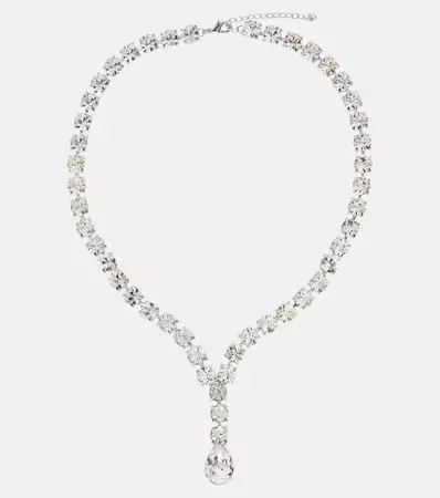 Jennifer Behr - Teardrop crystal-embellished necklace | Mytheresa