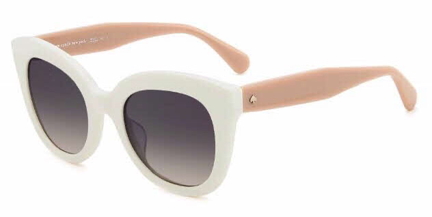 Kate Spade white sunglasses