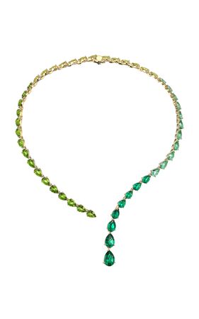 Nova 18k Yellow Gold Multi-Stone Necklace By Anabela Chan | Moda Operandi